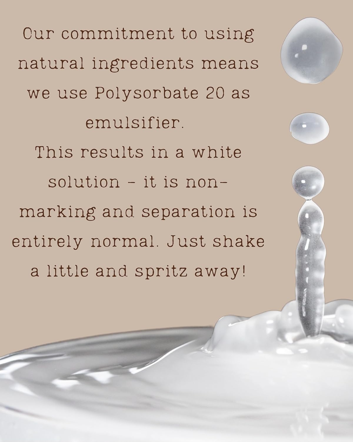 Lavender Vanilla Natural Hair & Body Mist Spray, Pure Essential and Fragrance Oils, Alcohol-Free, Handmade in California, 0.5Fl Oz