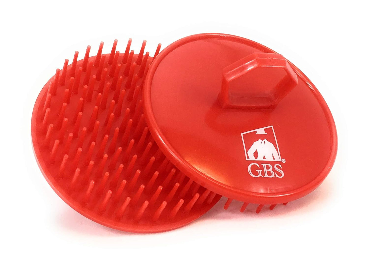 G.B.S Dandruff Cleaning Hair Scalp Brush, Red, Pack of 2
