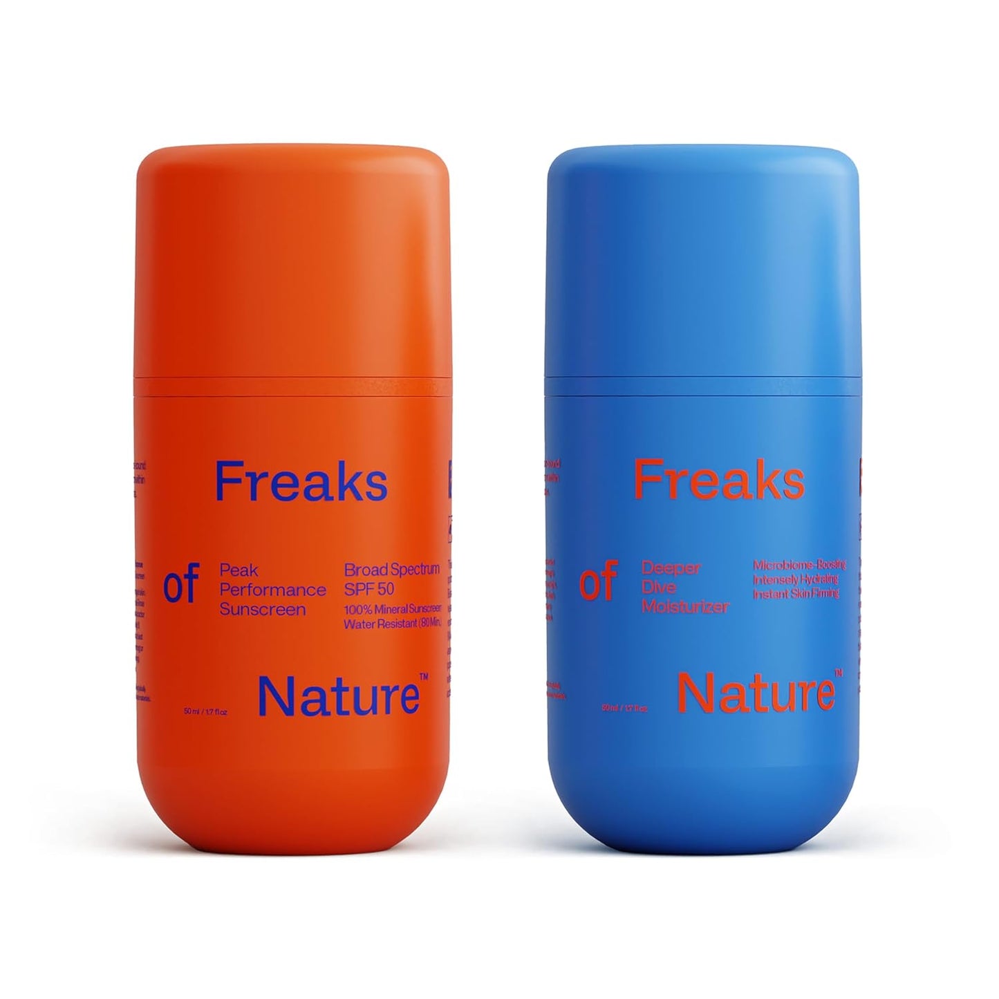 Endurance System Bundle | Deeper Dive Moisturizer Serum & Peak Performance SPF 50 | Hydrating, Firming, Sun Protection | Natural, Eco-Friendly, Reef-Safe, Cruelty-Free | All Skin Types