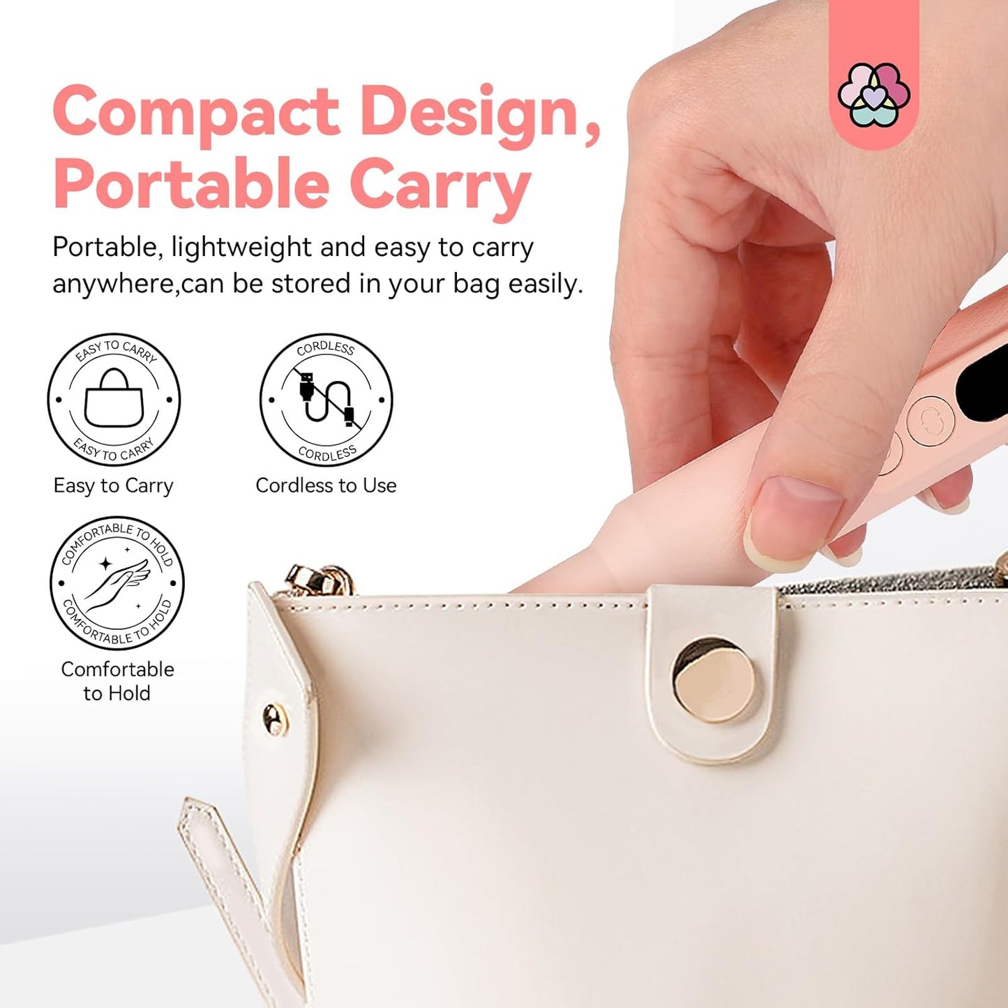 SAVILAND Professional Electric Nail Drill: 20000RPM Cordless Efile Nail Drill Pink Protable Nail File with Base for Nail Grinding & Polishing Gel Acrylic Nails Faster Remover Salon at Home