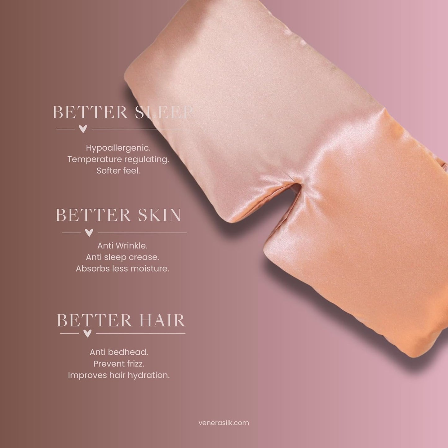 Silk Eye Mask - 100% Pure Mulberry 22 Momme Silk Sleep Mask, Adjustable Sleep Mask for Women and Men (Adjustable, Cloud Pink)