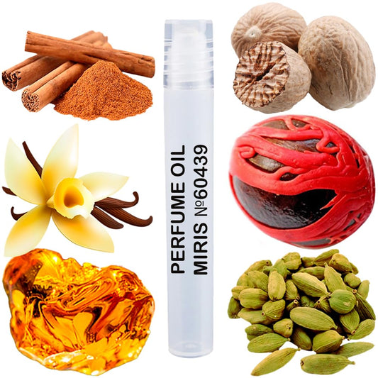 MIRIS Perfume Oil No. 60439, Inspired by D'Ambre Extreme, Long-Lasting Unisex Roll-On For Women and Men, Rollerball 0.34 Fl Oz / 10 ml