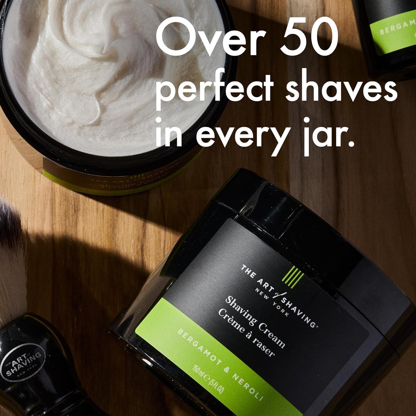 The Art of Shaving Bergamot & Neroli Shaving Cream for Men – Protects Against Irritation and Razor Burn – Hydrates and Nourishes Dry Skin – Clinically Tested for Sensitive Skin – 5 oz