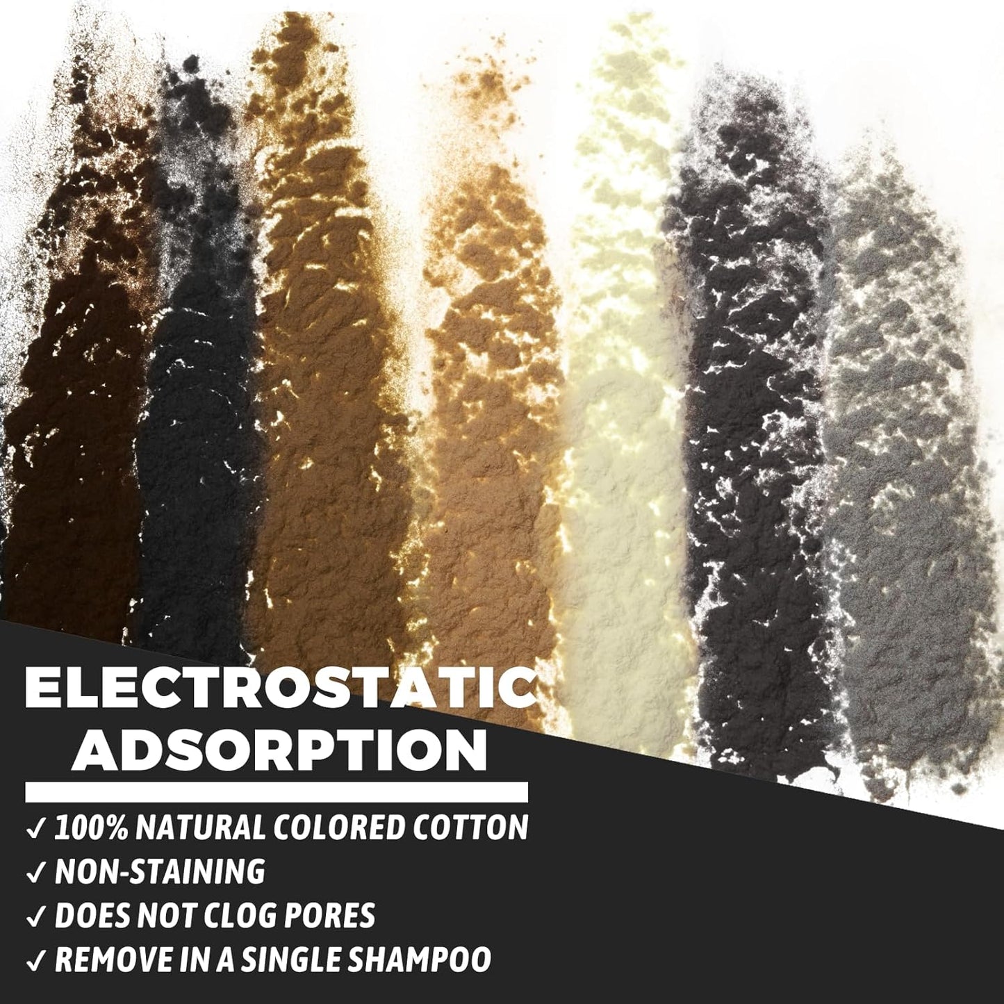 SOVONCARE Hair Fibers for Thinning Hair Gray, Hair Building Fibers for Bald Spots Undetectable & Natural, Conceals Hair Loss Fill In Fine, Hair Powder Hair Thicker Instantly for Women & Men 28g