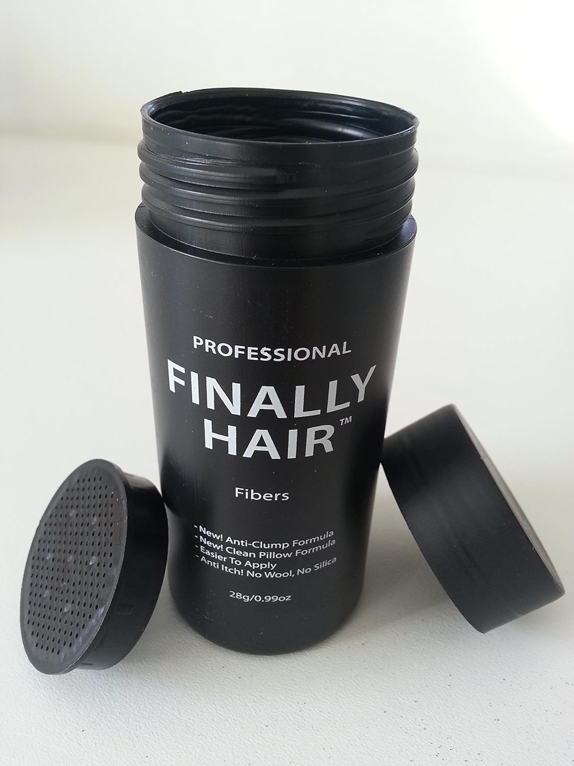 Hair Building Fibers 200 Grams 7 Oz. With Bottle By Finally Hair 50g*4 (Medium Blond (light medium blond))