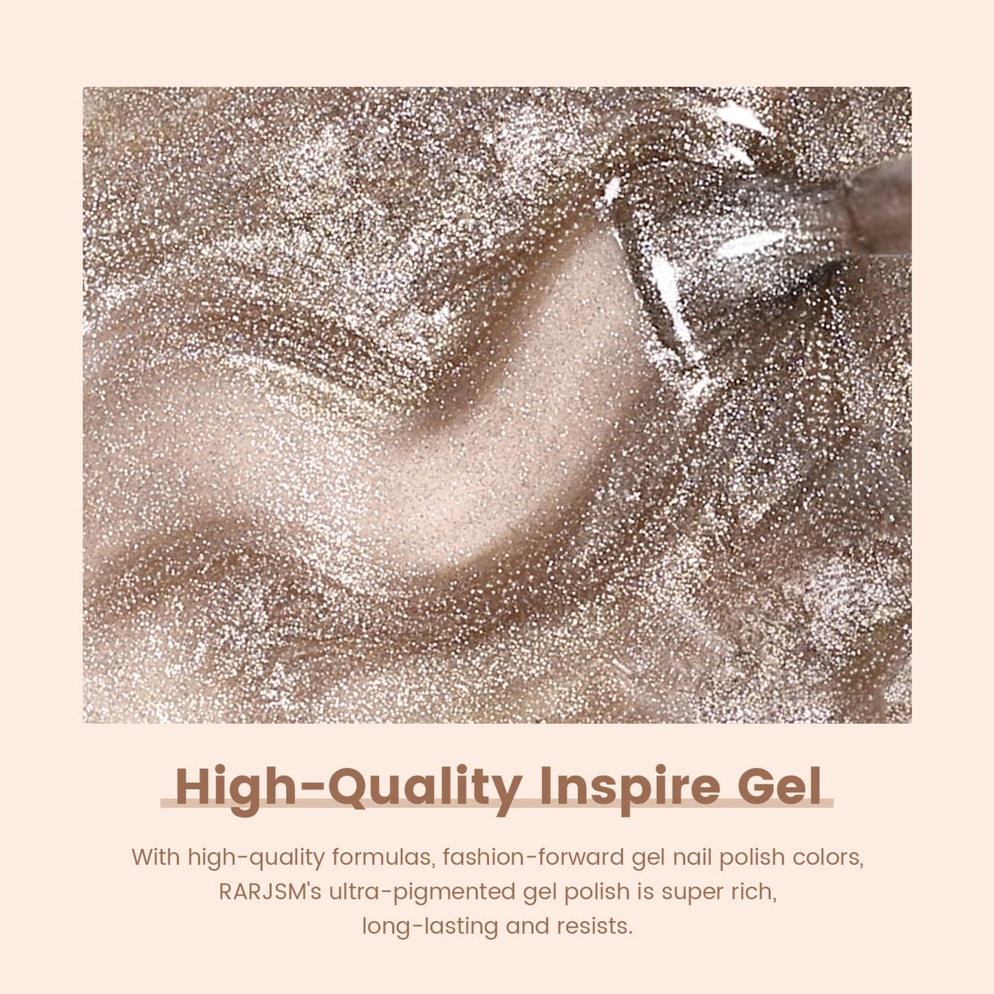 RARJSM Cat Eye Gel Nail Polish Nude Skin Tone Color Silver Glitter 15ml 9D Cateye Galaxy Universal Shimmer Velvet Ice Gel Polish with Magnetic Stick UV LED Curing Require Soak Off Home Salon