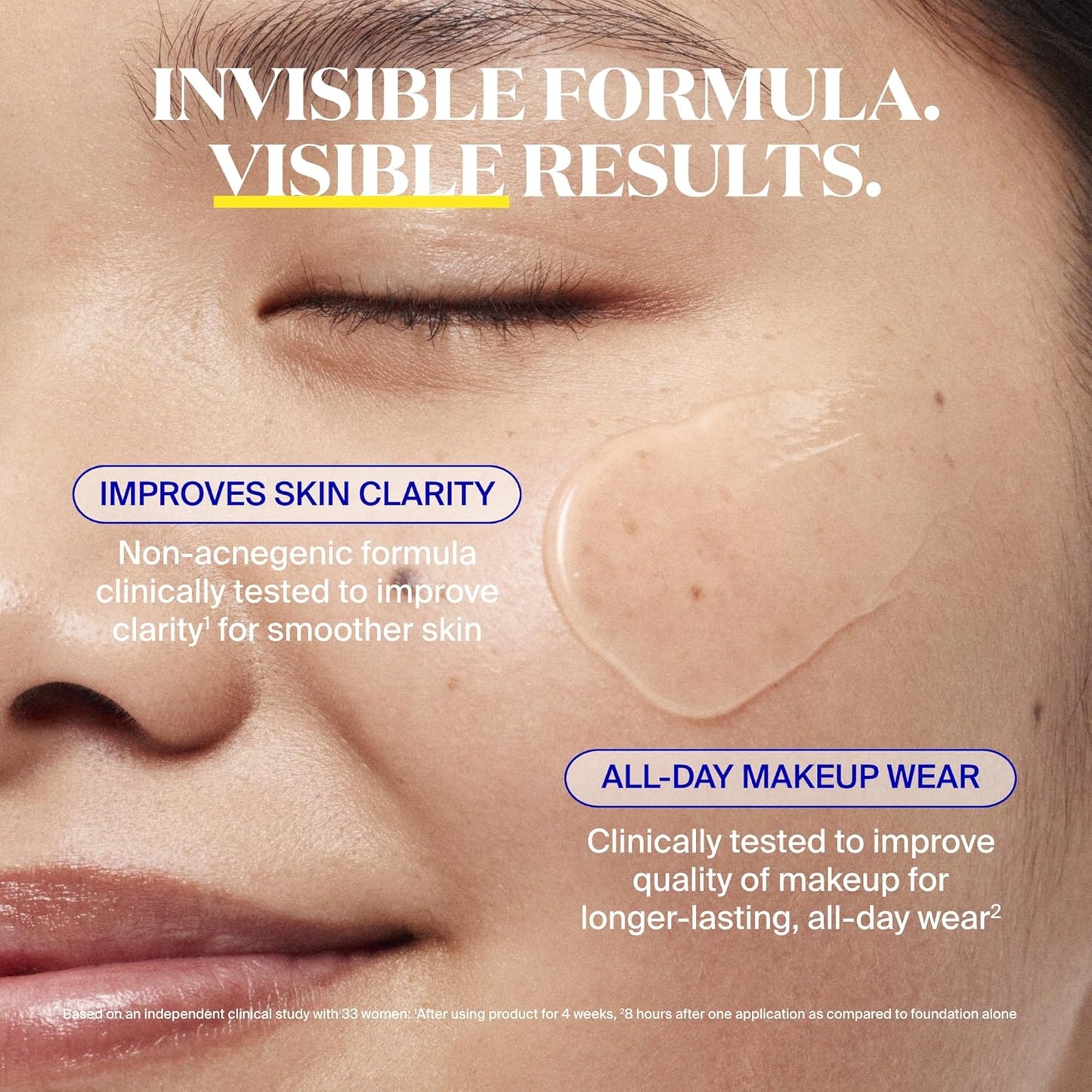 Supergoop! Unseen Sunscreen SPF 50 Invisible Sun Protection for Face - Broad Spectrum Face Sunscreen + Makeup-Gripping Primer - Weightless, Scentless, Oil Free - For All Skin Types - 1.7 fl oz