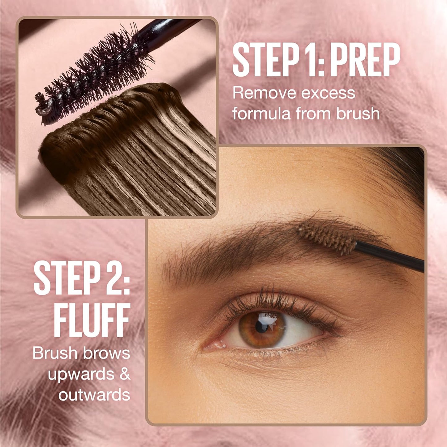 Maybelline Superfluff Volumizing Brow Mousse, All Day Tinted Brow Gel For Soft Full Brows, Blonde, 1 Count