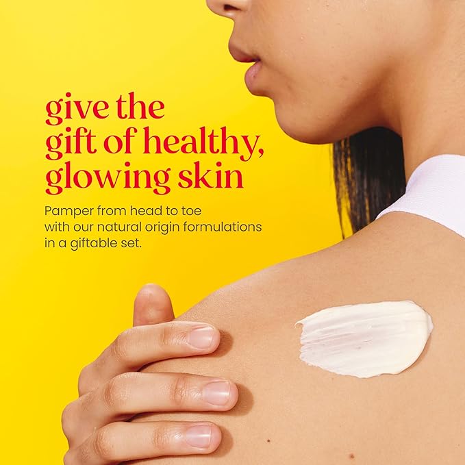 Burt's Bees Back to School Gifts Ideas, 5 Body Care College Dorm Products, Everyday Essentials Set - Original Beeswax Lip Balm, Deep Cleansing Cream, Hand Salve, Body Lotion & Foot Cream, Travel Size