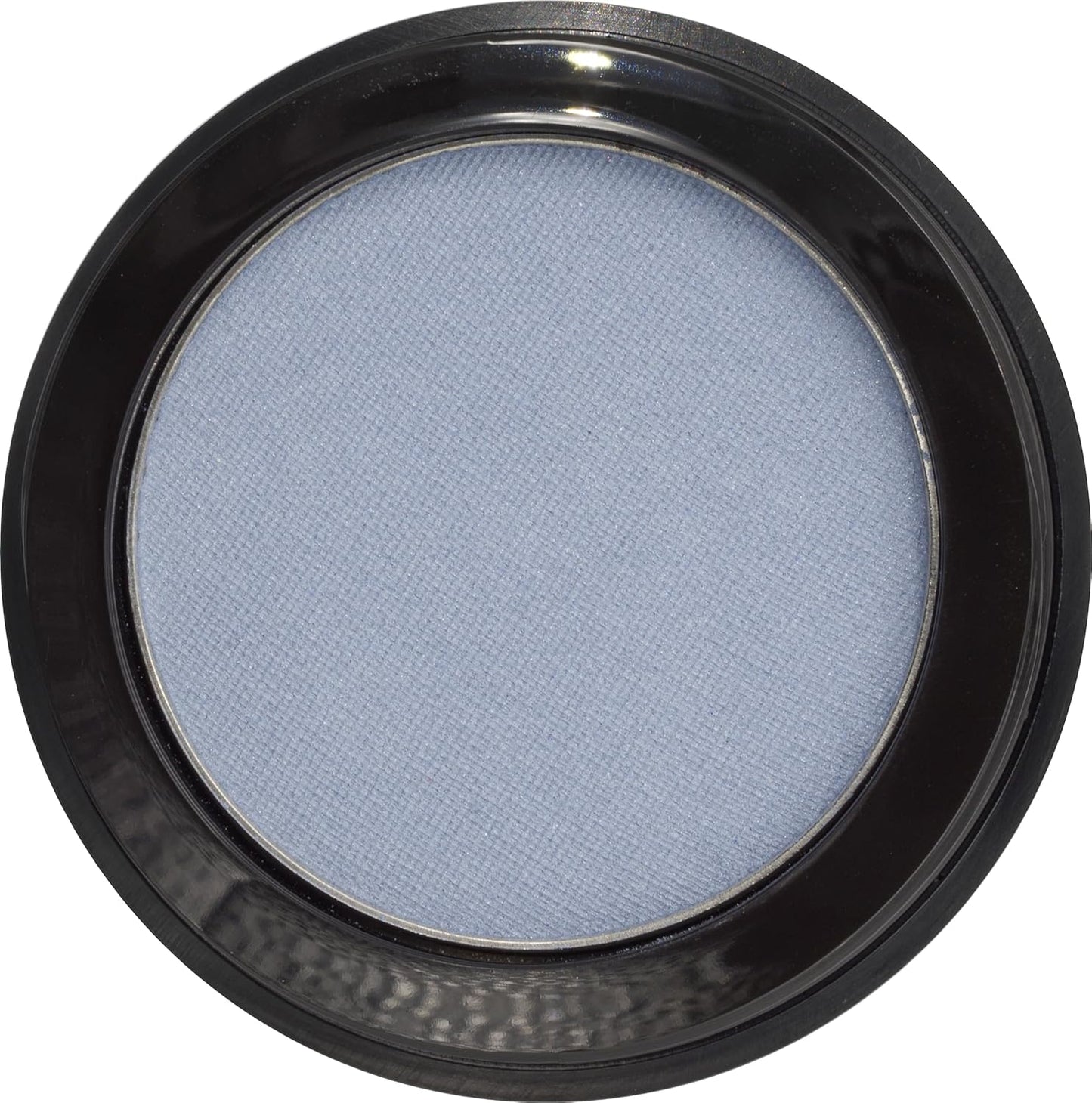 Light Blue Silver Grey Shimmering Pressed Powder Single Vegan Eyeshadow; Talc, Paraben & Cruelty Free
