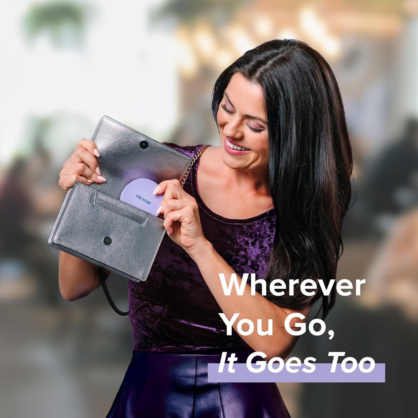 TRUHAIR Root & Scalp Cover Up Refill, Waterproof Pressed Powder for Gray Coverage, Bald Spots & Thinning Hair, Root Touch Up Color, 0.35 oz (Dark Brown)