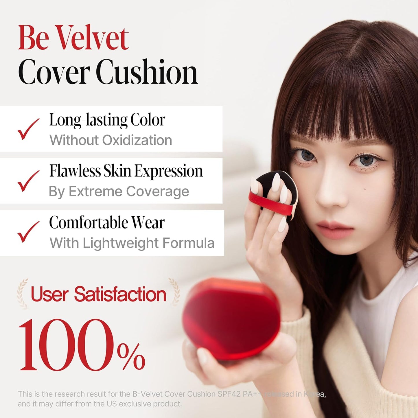 espoir [NEW] Be Velvet Cushion Foundation | Quick and Easy Coverage with Long-lasting Color by Zero Oxidation (#37 Deep Maple, 0.46 Ounce (Pack of 1))