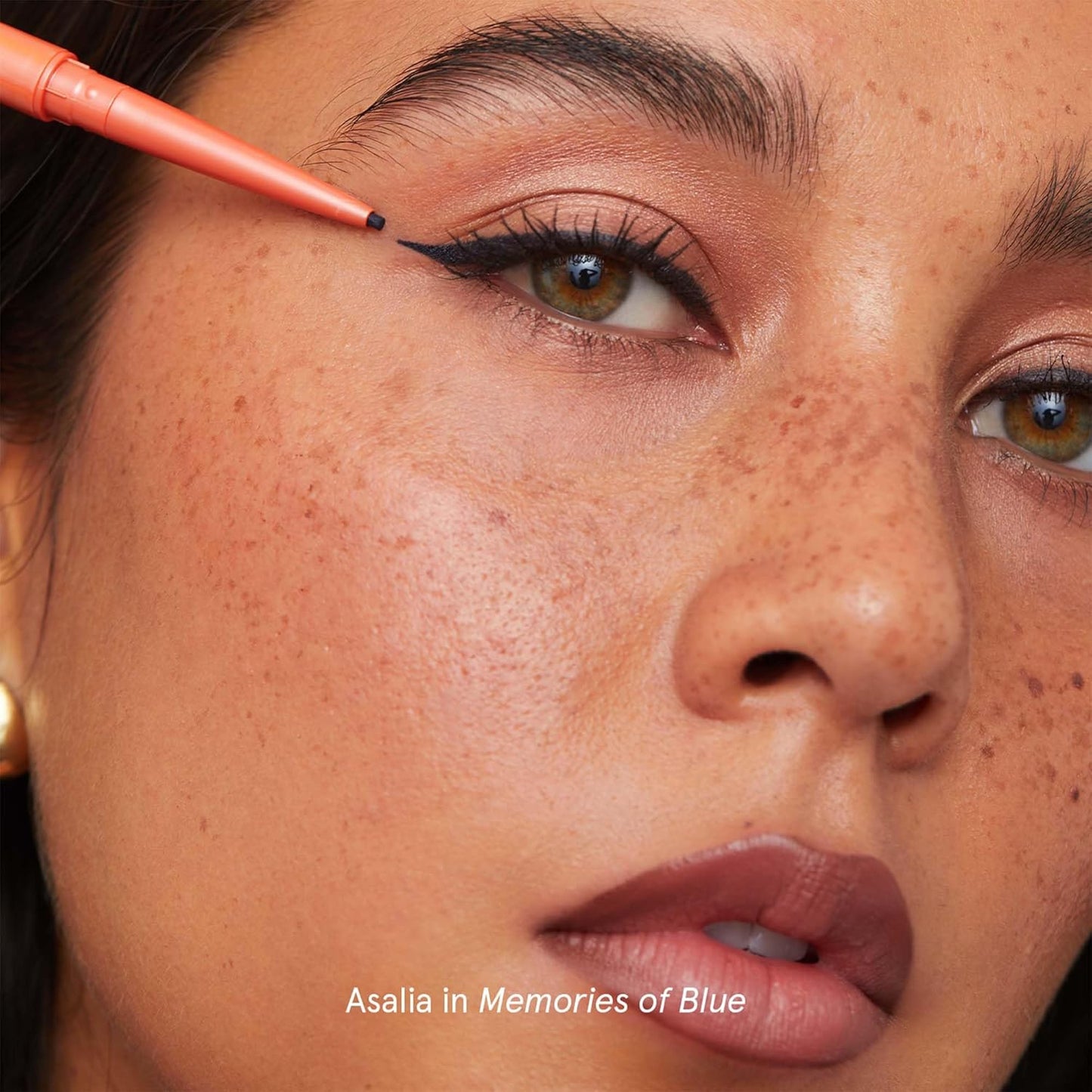 SOSHE Beauty - Waterproof Precision Eyeliner Refill | 1.5mm Smudge-Proof Gel Liner| Cruelty-Free, Certified Plastic Negative (Memories of Blue - Navy Blue, REFILL)