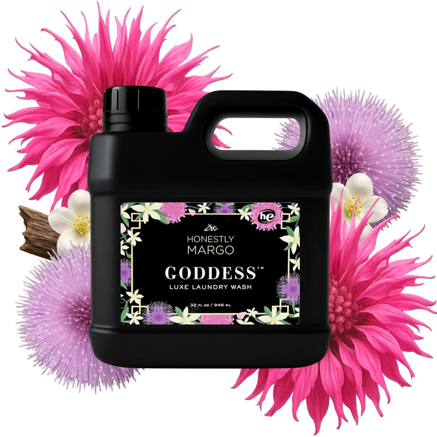 Luxury Goddess Laundry Wash Detergent (32 Oz) – Women Laundry Detergent Infused With Luxurious Scent Notes, Delicate Laundry Soap, Long Lasting Fragrance – Sulfate and Paraben Free