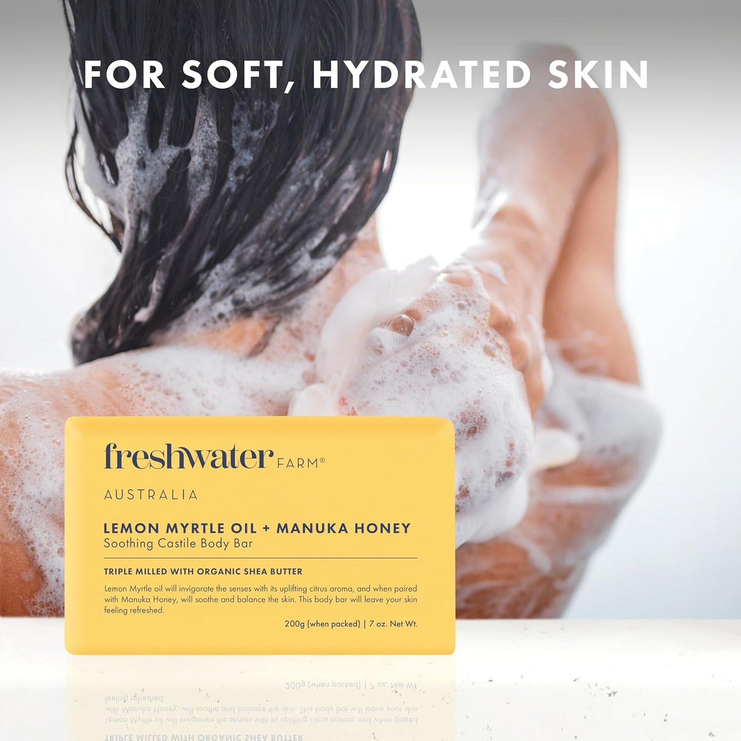 Lem Myrt Manu Honey Body Bar, 7 OZ