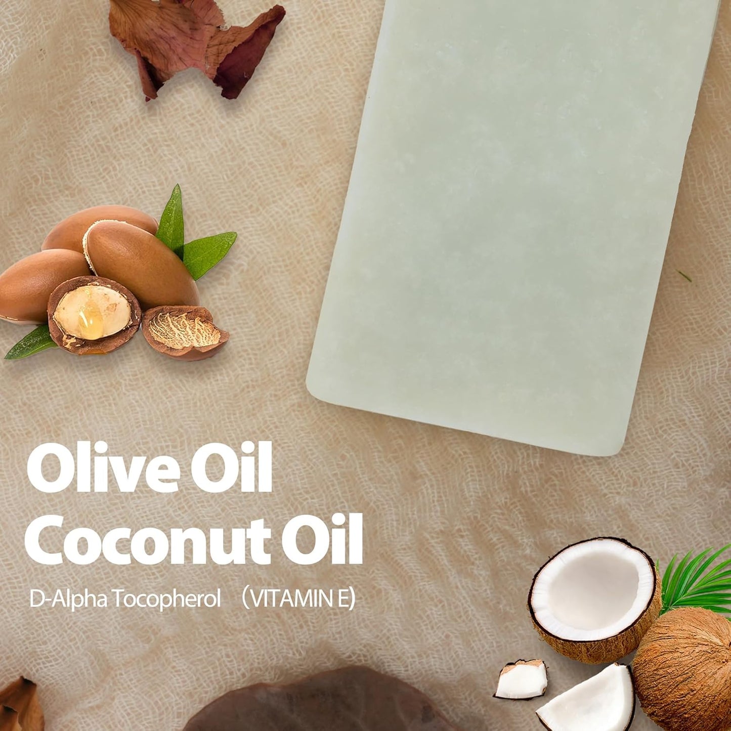 Natural Bar Soaps with Shea Butter,Body Botanical Soap Bars Variety Soap:3 Pack Scent Clary Sage,Lemongrass,Tea Tree Soap Bars,Antibacterial Bath Soap for Men&Women All Skin Body Wash Gift