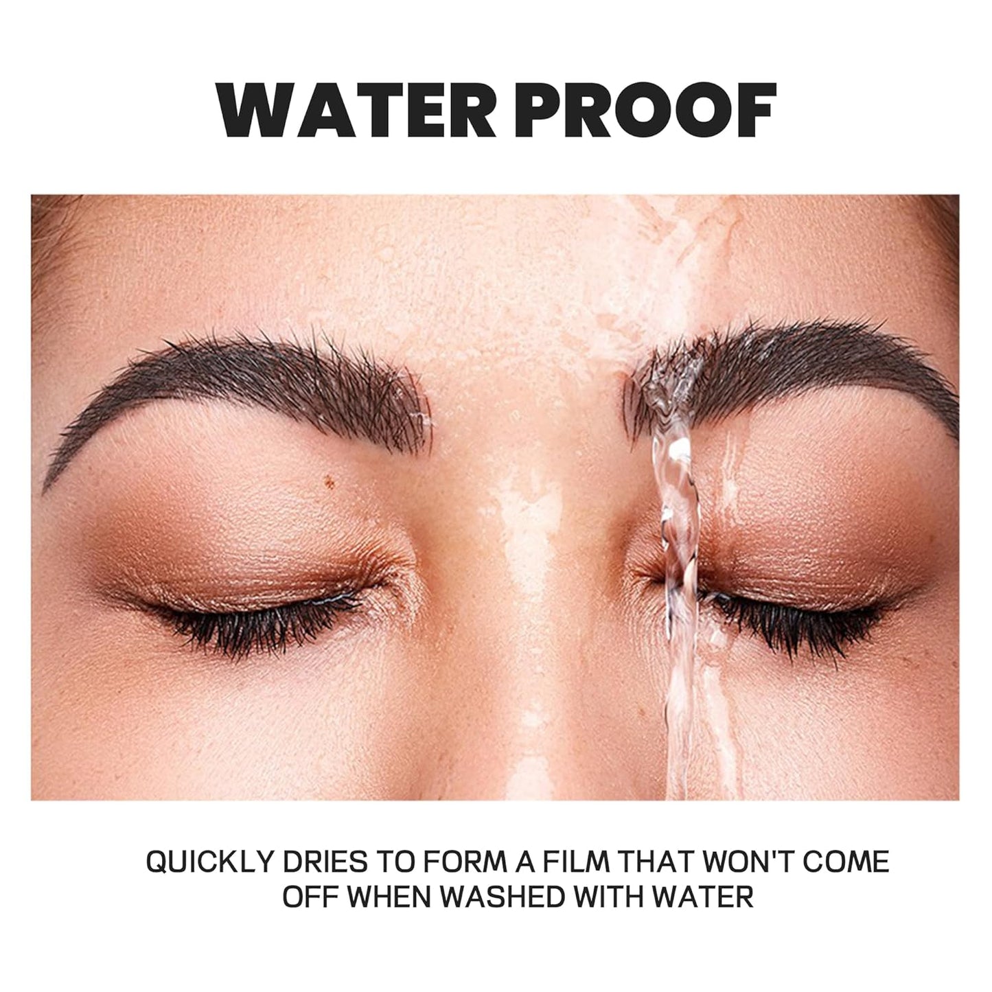 2 Pack Microblading Eyebrow Pen and Brow Tint for Women with Angled Brush & Dip to Effortlessly Create Natural Hair Like Brows, Waterproof Fast Eye Brow Makeup Pencil, Last All Day (Charcoal Grey)