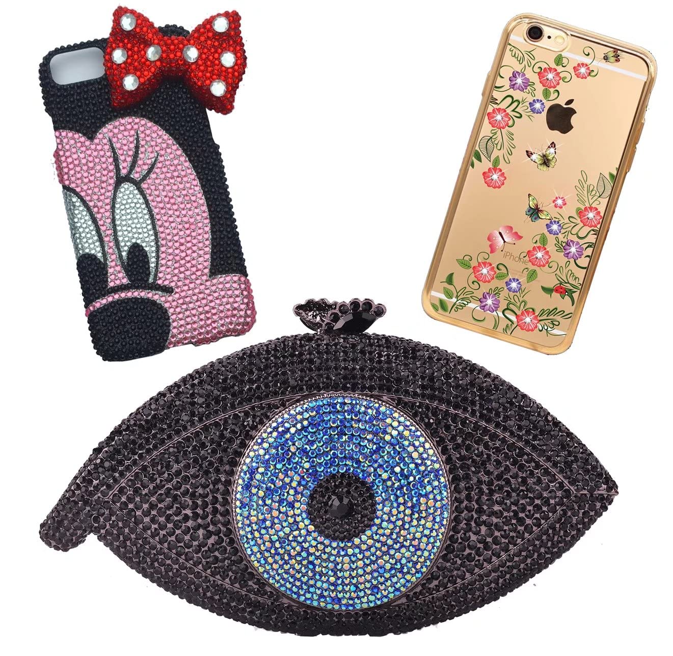 1000 Pieces SS20 5mm Flatback Rhinestones AB Clear Round Gems Crystals for Nail Art DIY Crafts Clothes Shoes Bags （Transparent Yellow Coffee AB）