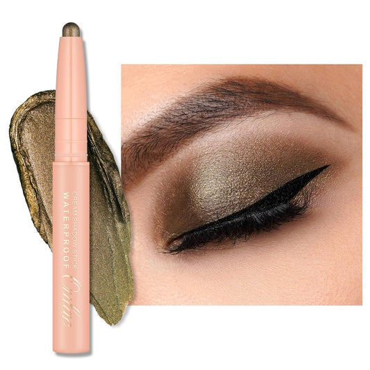 Oulac Twist-Up Eyeshadow Pencil – Waterproof Creamy Stick Blendable Texture, Vegan & Cruelty-Free Eye Makeup, 1.25g, 03 Sweet and Sour