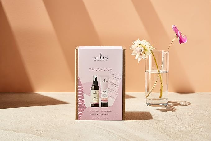 Sukin The Rose Pack Limited Edition Skin Care Gift Pack, Set of 2