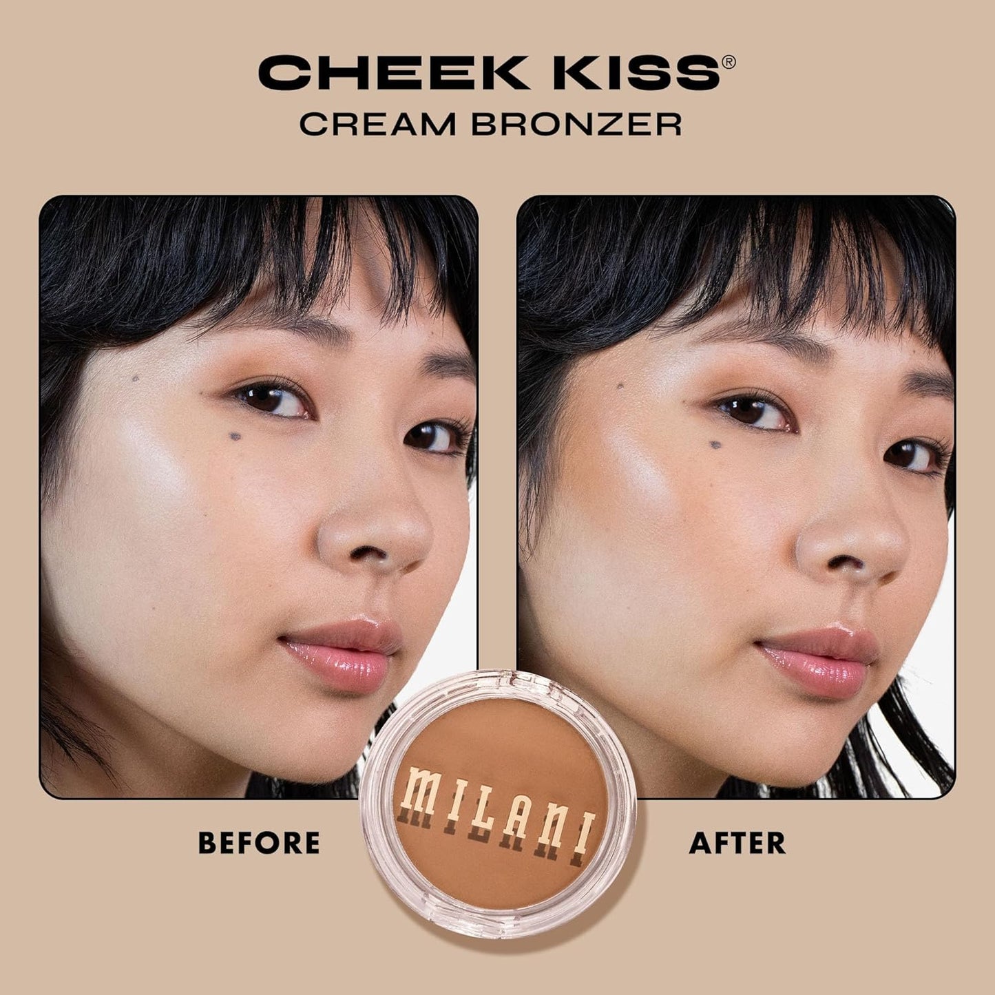 Milani Cheek Kiss Cream Bronzer-120 Spilling Tea