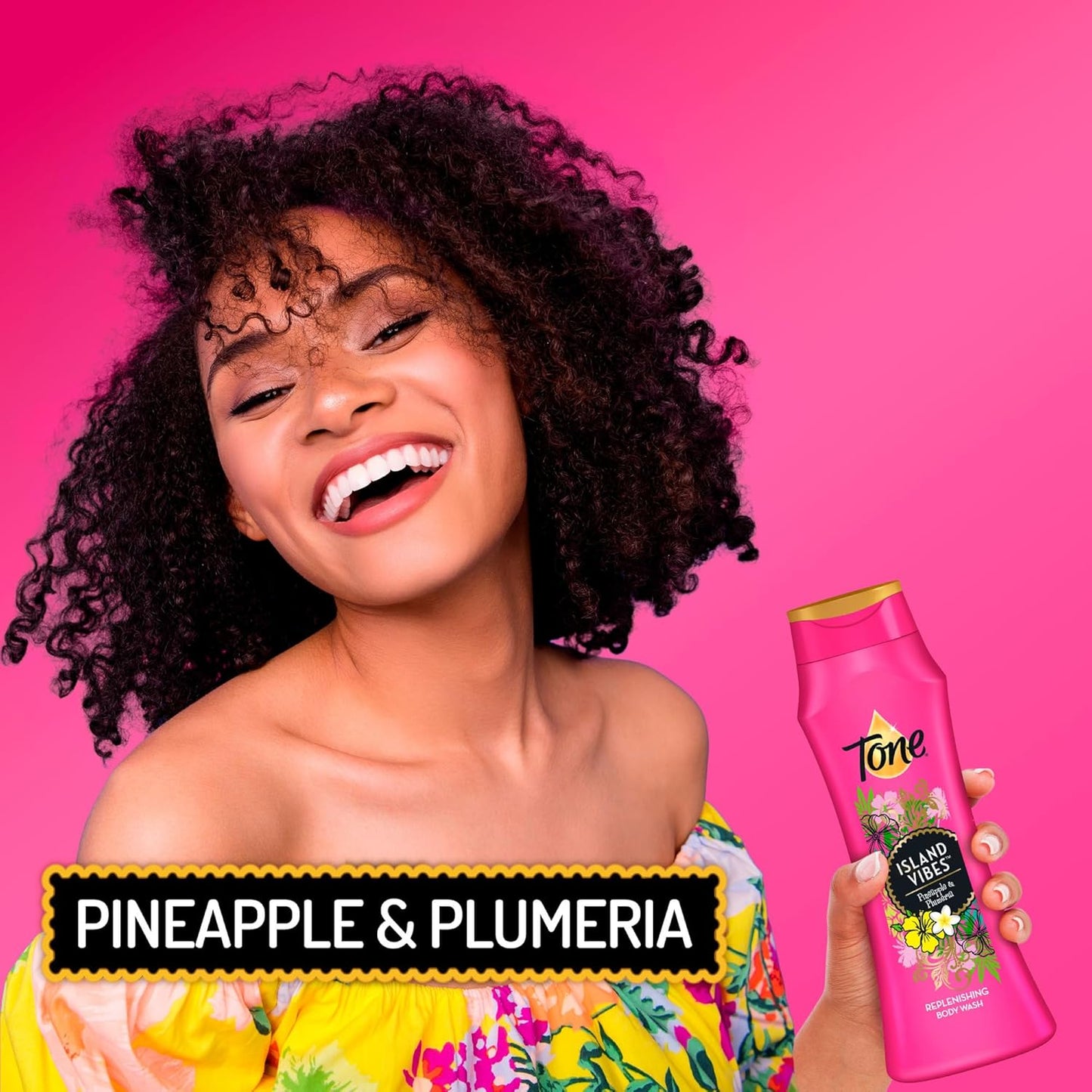 Tone Body Wash, Island Vibes, 16 fl oz (Pack of 6)