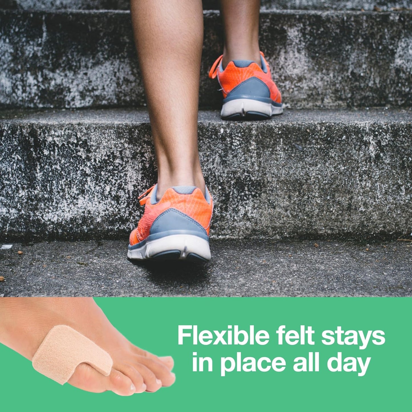 ZenToes U-Shaped Felt Callus Pads | Protect Calluses from Rubbing on Shoes | Reduce Foot and Heel Pain | Pack of 24 | 1/8” Self-Stick Pedi Cushions