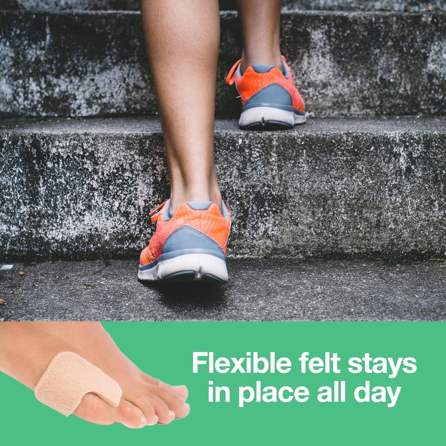 ZenToes Callus Pads | U-Shaped Design Moleskin Blister Pads | Self-Stick Adhesive Felt All Day Comfort Cushions for Calluses and Corns | Reduce Pressure and Friction | 48 Count (Beige)