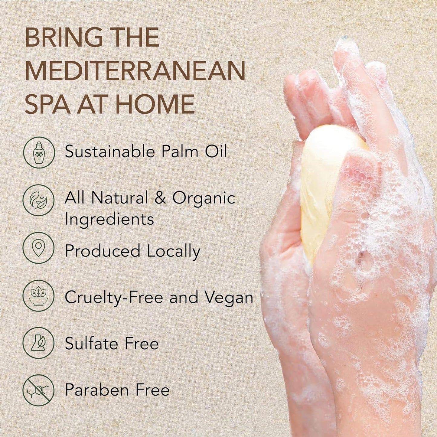 O NATURALS 100% Natural Bar Soap - Gift Set - Organic Ingredients & Essential Oils - Spa Gifts for Women & Men, Body Wash & Face Soap - 6PC Citrus Soap Collection