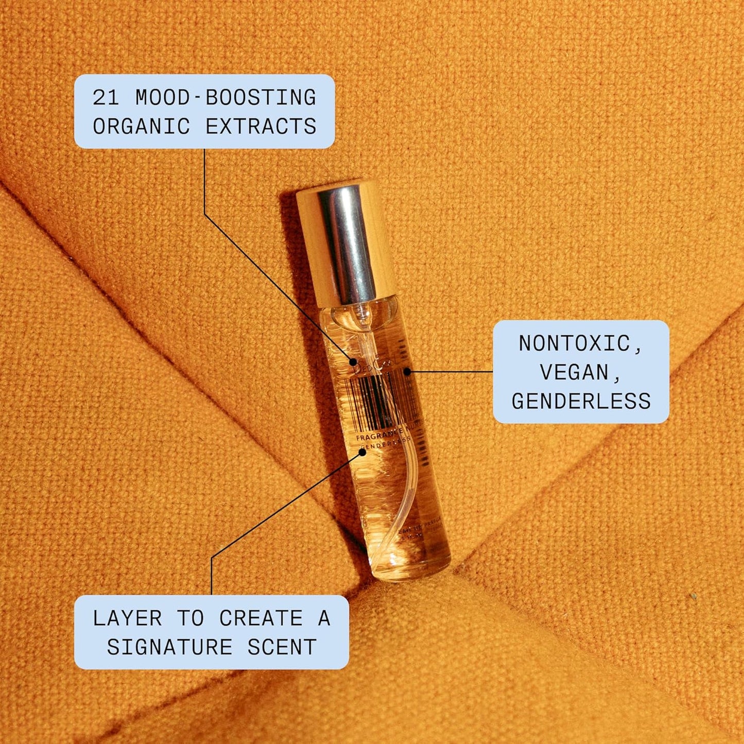 DedCool Eau de Parfum Roll On | Milk | Genderless Luxury Fragrance | Clementine, Gardenia, Woods, Amber & Wild Berries | Non-Toxic Vegan | Long-Lasting Perfume for All | Sophisticated Aroma | 15 mL