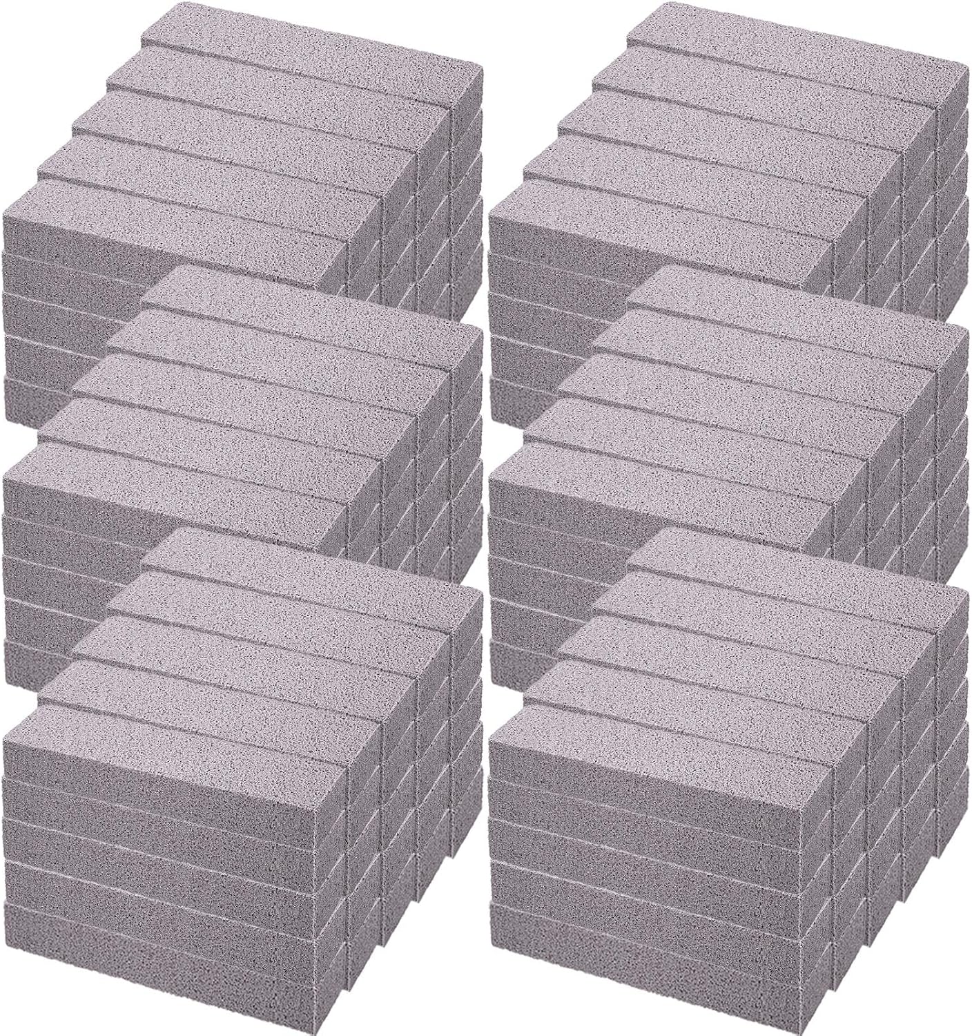 Chinco 150 Packs Pumice Stick for Cheaning, Pumice Scouring Stone Pad Removing Stain Grime Without Leaving Scratches for Kitchen Oven Stove Home Bathroom Toilet Pool House Cleaning Supplies