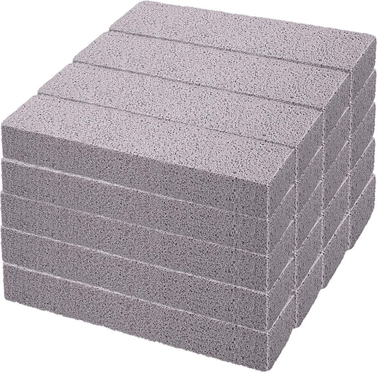 Chinco 30 Packs Pumice Stone for Cleaning, Scouring Pad Removing Stain Grime Without Leaving Scratches for Kitchen Oven Stove Home Bathroom Toilet Pool House Cleaning Supplies