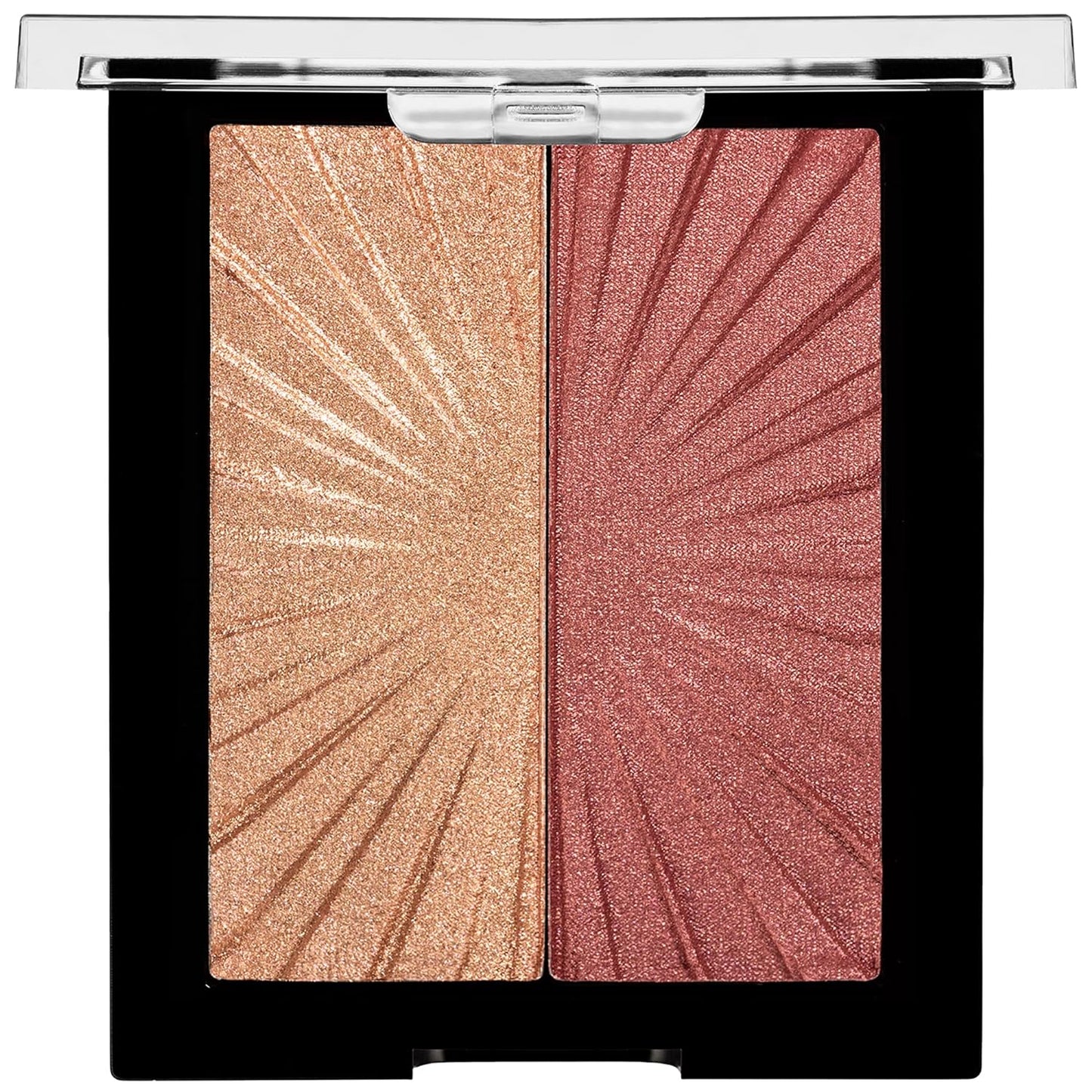 Wet n Wild MegaGlo Blushlighter, Blendable Blush & Highlighter Set, Shimmery Metallic Finish, Flash Me