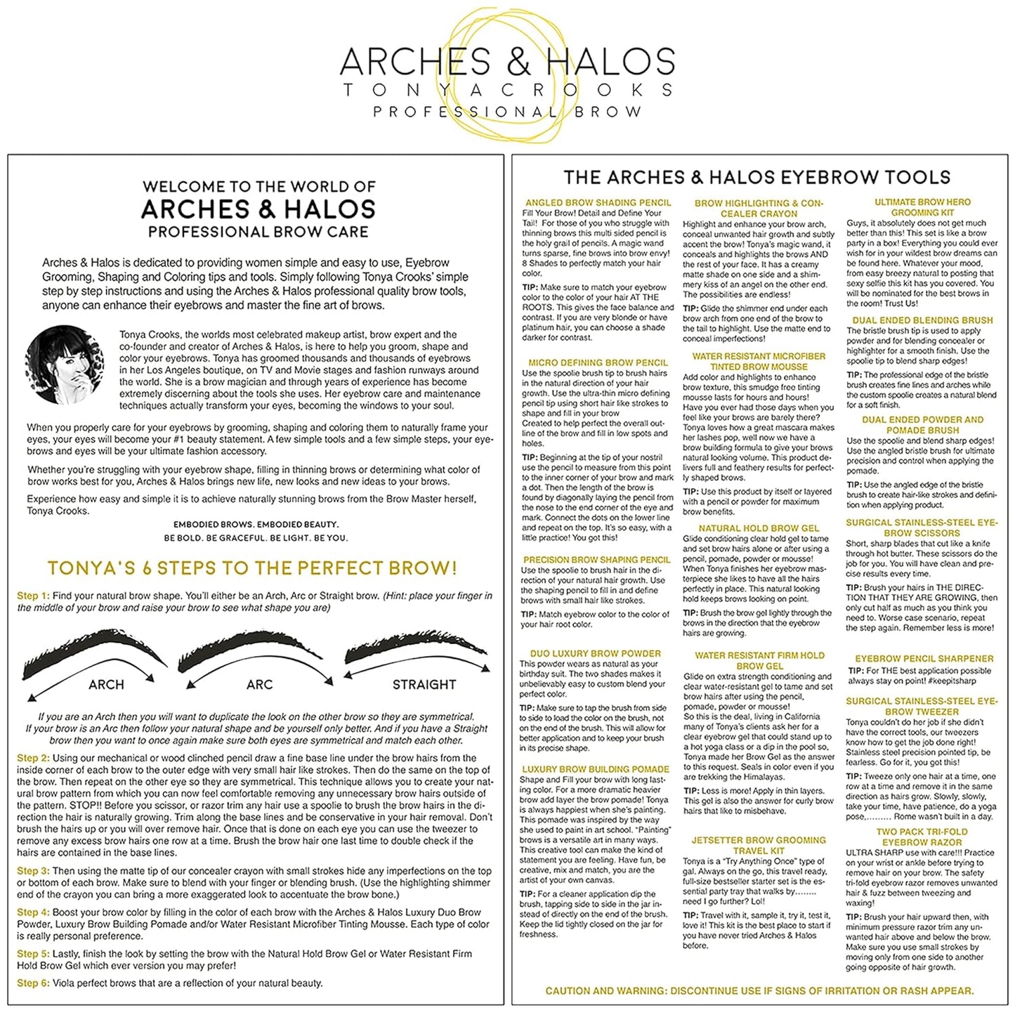 Arches & Halos Luxury Brow Building Pomade in Dark Brown, 0.1 Ounce (Pack of 2)